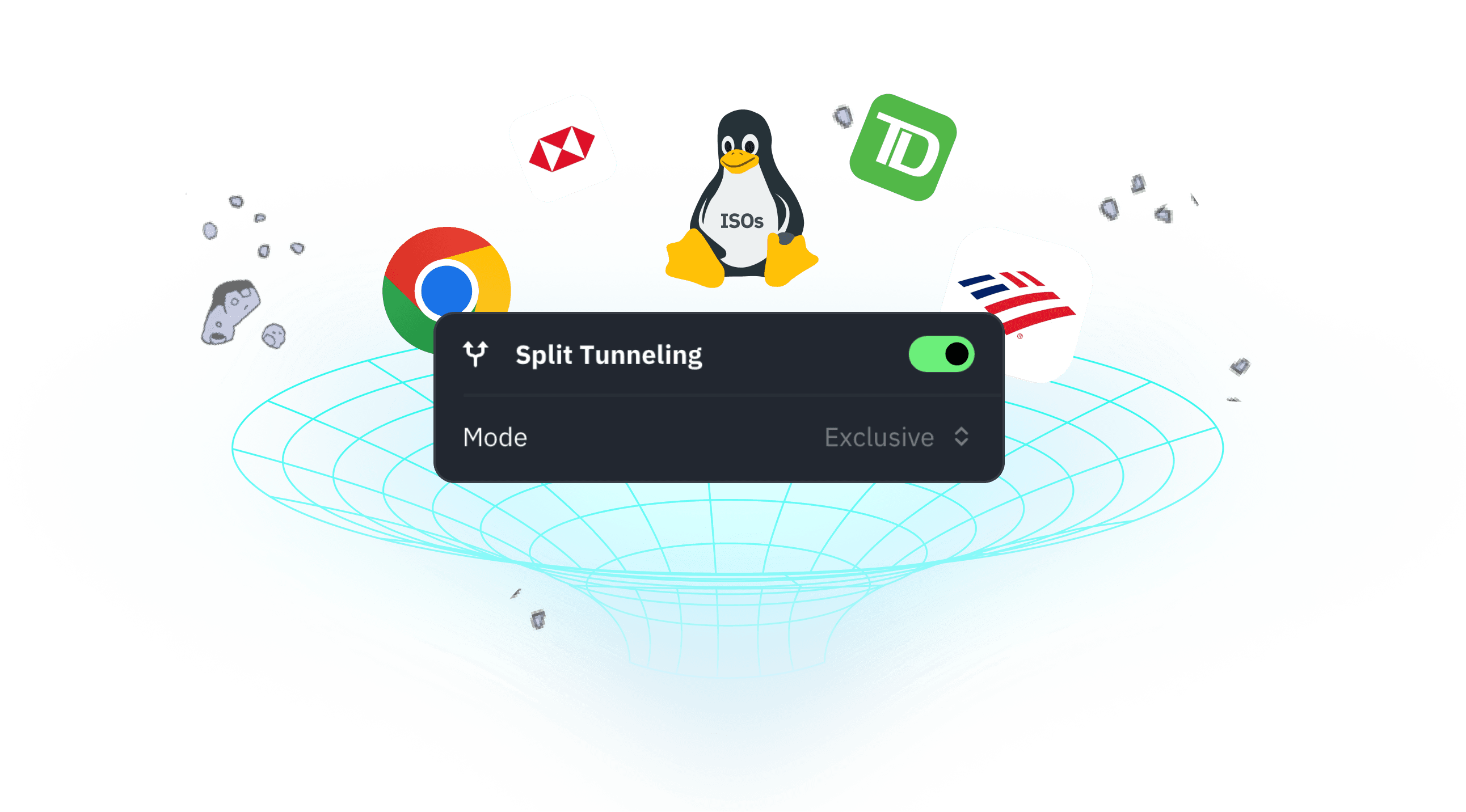 Personalized Protection with Split Tunneling